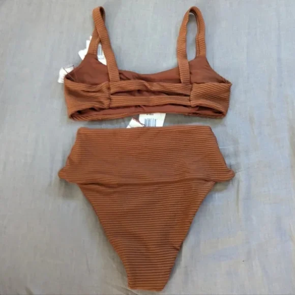 L*Space Jess Desi Bikini Set Coffee Brown - Picture 2 of 6
